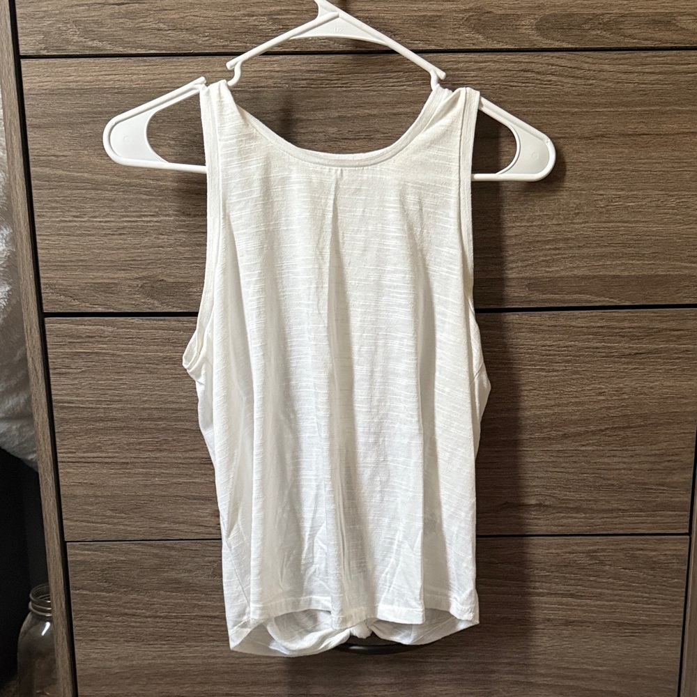Elegant White Women's Tank Top